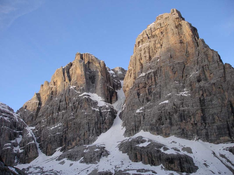 Ski-trage-tour Cima Tosa (Canalone Tosa) 3173m