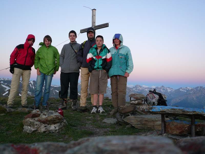 Die Frühaufstehertruppe (v.l.n.r. Ich,David,Markus,Markus,Martin,Hildegard) Die Frühaufstehertruppe (v.l.n.r. Ich,David,Markus,Markus,Martin,Hildegard)