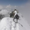 Blick vom Schweizer- zum Italienergipfel Blick vom Schweizer- zum Italienergipfel