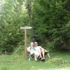 Rast beim Abstieg Rast beim Abstieg