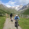 Gemütliche Abfahrt mit dem Mountainbike