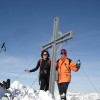 Wir mit Gipfelkreuz