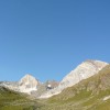 Links Lodner, rechts Hohe Weiße mit Ostgrat Links Lodner, rechts Hohe Weiße mit Ostgrat