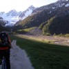 Erste Sonnenstrahlen kurz nach dem Eishof