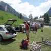 Start beim Langzeitparkplatz Pontresina Start beim Langzeitparkplatz Pontresina