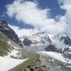 Tschiervahütte und Piz Bernina Tschiervahütte und Piz Bernina
