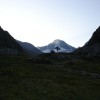 Rötspitze über dem Röttal am Morgen