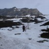 Endlich kamen die Skier vom Rucksack Endlich kamen die Skier vom Rucksack