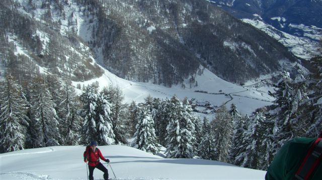 Blick auf Schlinig Blick auf Schlinig