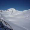 vom Teufelsegg Richtung Weißkugel mit Hintereisferner und Hintereisjoch vom Teufelsegg Richtung Weißkugel mit Hintereisferner und Hintereisjoch